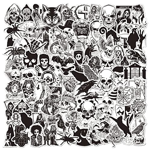 Jagowa 100 Pieces Vinyl Waterproof Decorations Stickers for Phone Laptop Suitcase Cabinet (Gothic) steampunk buy now online