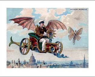 Art Print Photo Flying Machine Steampunk Fairy High Res Poster Painting. UNFRAMED... PRINT ONLY ref010 steampunk buy now online