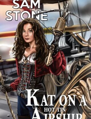 Kat on a Hot Tin Airship (Kat Lightfoot Mysteries Book 2) steampunk buy now online