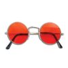 Bristol Novelty BA222 Lennon Glasses Orange, One Size steampunk buy now online