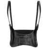 JASGOOD Women Fashion Faux Leather Waist Belt Steampunk Underbust Black Corset for Dress (Black,Fit Waist Size 31-36inch) steampunk buy now online