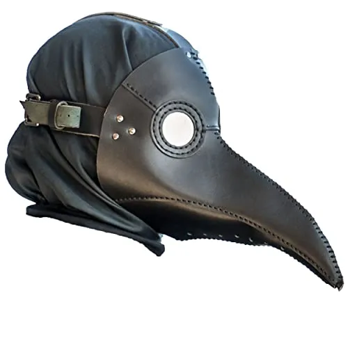 Plague Doctor Mask - Black Plague Doctors Mask Plague Doctor Costume Halloween Mask - Plague Doctor Accessories Beak Plague Mask - Witch Doctor Steampunk Mask Raven Cosplay Halloween Props Scary Mask steampunk buy now online
