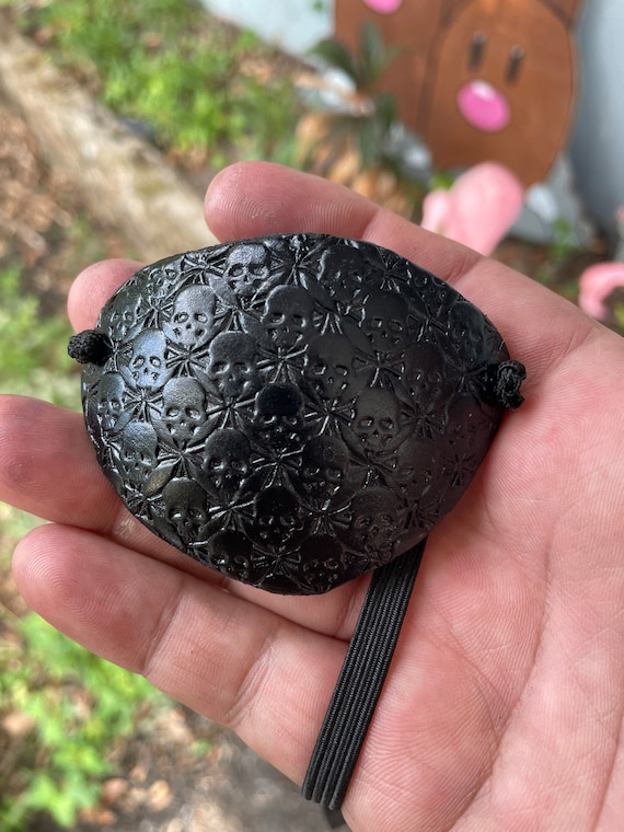 Captain Jay handmade leather eye patch by CaptainJays steampunk buy now online