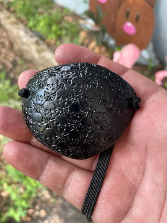 Captain Jay handmade leather eye patch by CaptainJays steampunk buy now online