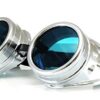 4sold Round Rave Cosplay Steampunk Goggles UK Ultra Premium Quality Steampunk Goggles Cyber Glasses Glasses Victorian Punk Style Welding Cosplay in a Gothic Style Goth Rustic Rivet Vintage steampunk buy now online