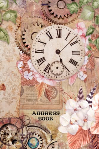 Steampunk Address Book: Birthday Card Address Book Gift for Steampunk Lovers 12 Years Keep Track of Sending and Receiving Birthday Cards - Edition 1 steampunk buy now online
