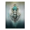 Decoration Canvas HD Prints Steampunk Feather Flower Violin Girl Owl Poster Painting Living Room Wall Art Picture 40 x 50 cm Without Frame steampunk buy now online