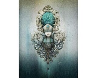 Decoration Canvas HD Prints Steampunk Feather Flower Violin Girl Owl Poster Painting Living Room Wall Art Picture 40 x 50 cm Without Frame steampunk buy now online