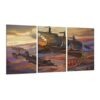 Mars Sky Galleon Steampunk Poster Poster Decorative Painting Canvas Wall Posters And Art Picture Print Modern Family Bedroom Decor Posters 20x40inch(50x100cm)-3pcs steampunk buy now online
