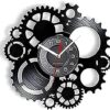 FIGMAN Bedroom Wall Clocks 12In Steampunk Cogwheel Home Bar Craft Mechanical Gear Cogs Old Factory Retro Album Clock Watch Decorative gift steampunk buy now online