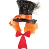 Mega_Jumble® Mad Hatter Alice In Wonderland Mad Hatter Hat with Hair and Red Long Bow Tie Willie Wonka Fancy Dress Book Week steampunk buy now online