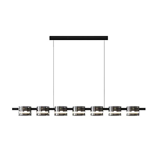 LBSWYH Modern Minimalist Pendant Light Hanging Lamp 5/7Light Restaurant Nakajima Strip Light Hanging Light Fixture Nordic Light Luxury Glass Kitchen Lighting steampunk buy now online
