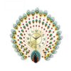 Living Room Wall Hanging Wall Clock Porch Decorative Painting Entrance Hall Corridor Aisle Mural Bedroom Painting Peacock steampunk buy now online