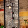 UimimiU Personality Wrought Iron Single Head Wall Light Retro Water Pipe Wall Lamp Country Long Pole E27 Creative Wall Lantern Adjustable Lampshade Steampunk Bracket Light steampunk buy now online