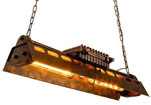 Raelf 6 Retro Industrial Style Chandelier Rusty Chandelier, Industrial Vintage Metal Steampunk Chandelier, Dining Room, Chandelier, Kitchen, Kitchen, Bar, Clothing Store, Edison E27 Lighting (6 Lights steampunk buy now online