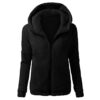 Coats for Women Clearance, Women's Tops Autumn Winter Ladies Vintage Solid Color Casual Wool Zipper Cardigan Jacket Warm Hoodie Sale UK Ladies Casual Loose Cardigans Shirt Coat Jackets Trench Topcoats steampunk buy now online