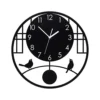 JRZTC Wall Art Decor Silent Round Large Wall Clock,Modern Design Living Room Hanging Quartz Clocks Watch steampunk buy now online