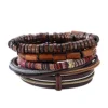 Hilai Unisex Mixed Bracelets Adjustable Handmade Multi Strand Braided Cowhide Bracelets Woven Leather Wristbands Wooden Beads Bracelet Wrist(1set of 5 pcs) steampunk buy now online Hilai Unisex Mixed Bracelets Adjustable Handmade Multi Strand Braided Cowhide Bracelets Woven Leather Wristbands Wooden Beads Bracelet Wrist(1set of 5 pcs) steampunk buy now online