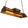 UWY Steampunk Style Retro Industrial Large Pendant Lamp E27 4 Heads Iron Lampshade Personality Chandelier American Bar Decoration Personality Ceiling Hanging Light steampunk buy now online