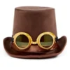 Brown Steampunk Top Hat with Goggles Fancy Dress Party by Personalisedayz steampunk buy now online Brown Steampunk Top Hat with Goggles Fancy Dress Party by Personalisedayz steampunk buy now online