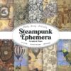 Steampunk Ephemera Scrapbook Paper: Vintage Steampunk Scrapbooking Paper, Double Sided Decorative Craft Paper For Junk Journal, Gift Wrapping, ... Collage, Origami, Mixed Media, Premium Colors steampunk buy now online