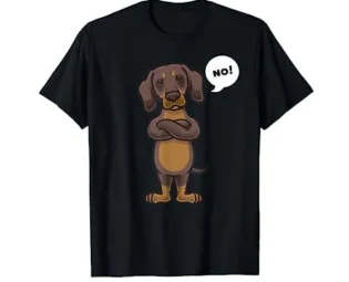 Dachshund funny Stubborn Dog T-Shirt steampunk buy now online