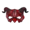 Halloween Half Face Scary Animal Mask,Carnaval Demon Mask Sheep Horn Ghost Devil Grimace,Easter Horror Headgear Festival Fancy Dress Samurai Cosplay Party Costume Prop Accessories for Adults steampunk buy now online