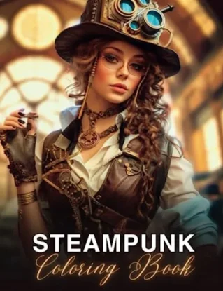 Steampunk Coloring Book: Immerse Yourself with Over 60 Steampunk Art Designs in a World of Mechanical Marvels for Relaxation and Artistic Escape ... Art Designs for Relaxation and Stress Relief) steampunk buy now online