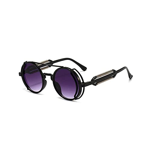 Retro Steampunk Sunglasses Men's Round Gothic Sunglasses Women's UV400 Sunglasses Outdoor Beach Summer Sunglasses For Camping steampunk buy now online