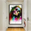 XuXinggui Art Posters Prints Patrice Colorful Skeleton Canvas Painting Rocky Steampunk Salon Teenager Kitchen Posters Wall Decor-50X70Cm No Frame steampunk buy now online XuXinggui Art Posters Prints Patrice Colorful Skeleton Canvas Painting Rocky Steampunk Salon Teenager Kitchen Posters Wall Decor-50X70Cm No Frame steampunk buy now online