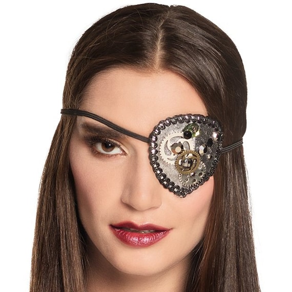 Novelty Steampunk Eye Patch Fancy Dress Party by Personalisedayz steampunk buy now online