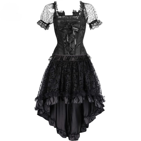 Steampunk dress with bolero L - Buy Online