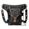 FiveloveTwo® Men Women Multi-purpose Tactical Drop Leg Arm Bag Pack Hip Belt Waist Messenger Shoulder Fanny Packs Steampunk Bag Wallet Purse Pouch Bag Black steampunk buy now online