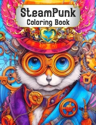 Steampunk Coloring Book: Steampunk Coloring pages for adults and kids steampunk buy now online