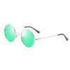Dollger Sunglasses Mens, Polarized Round Sunglasses Glasses Circle Retro Steampunk Sunglasses UV400 Hippie Specs Sunglasses For Women Men Metal Frame Festival Sunglasses (Green) steampunk buy now online