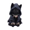 Nemesis Now Feline Cloaked Grim Reaper Cat Figurine, Polyresin, Black, 16cm steampunk buy now online
