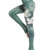 Women's Long Yoga Pants Sports Leggings Running Tights High Waist Stretch Fitness Trousers (L/UK 10-12(Waist 28-inch-30-inch), Green) steampunk buy now online
