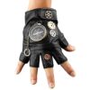 Steampunk Cosplay Compass Gears Fingerless Real Leather Gloves Men/womens (womens size) steampunk buy now online