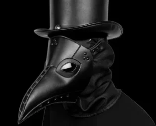 Plague doctor Mask Hat Plague Mask Faux Leather bird mask Jackdaw Steampunk Masquerade Mask halloween costume mask with beak by Steampunk07 steampunk buy now online