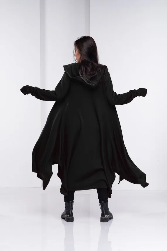 Plus Size Cardigan, Designer Top, Long Wool Vest, MAXI Cardigan, Long Sleeves Vest, Extravagant Knitted Long Top by Fraktura steampunk buy now online Plus Size Cardigan, Designer Top, Long Wool Vest, MAXI Cardigan, Long Sleeves Vest, Extravagant Knitted Long Top by Fraktura steampunk buy now online