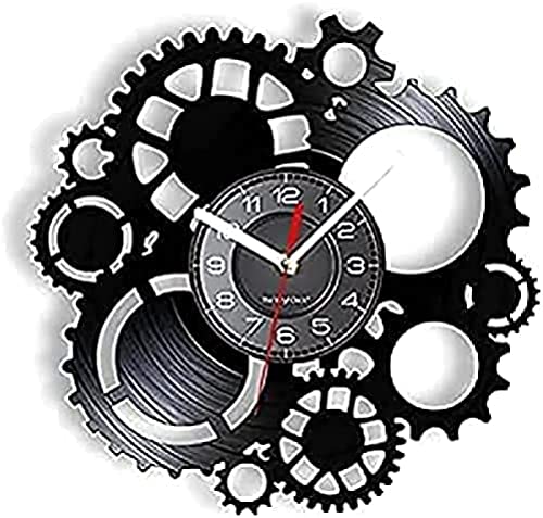 Wall Clock Silent Steampunk Gear Wheel Home Bar Craft Mechanical Gear Cogs Old Factory Retro Album Clock Watch Decorative Gift Clock Gift steampunk buy now online
