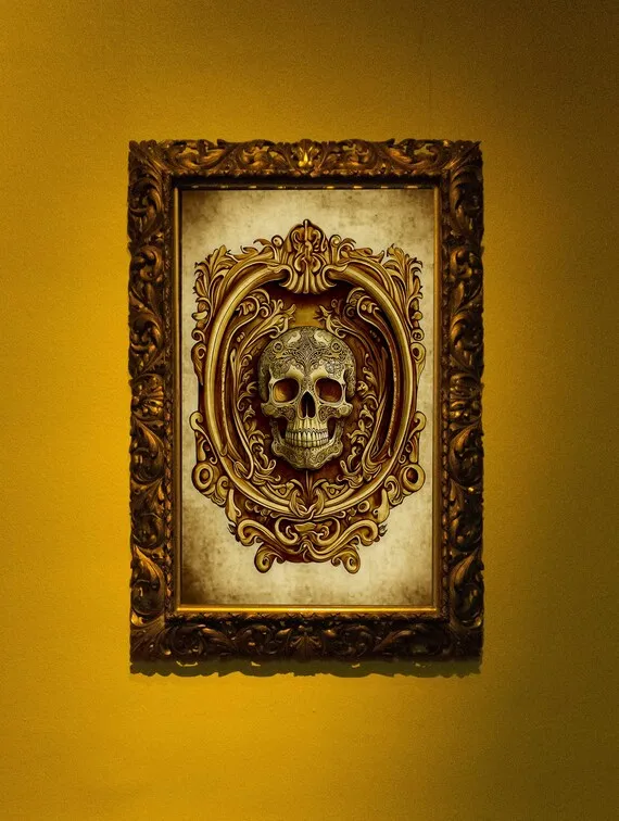 Horror Poster Zombie Poster Zombie Horror Decoration Wall Decoration Skull Print Cool Eyecatcher Gift Friends Print Art Illustration Art by SymbolTaurus steampunk buy now online