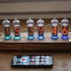 Nixie tube clock include IN-14 tubes and enclosure designer builder || old school combined with handmade retro Vintage Table Clock by nixieclockspark steampunk buy now online