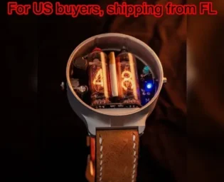Nixie Tube Watch IN16 Steampunk. UPS Fast Shipping Worldwide! by PoltavaWorkshop steampunk buy now online