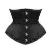 Wdhybwcx Waist Trainer Gothic Underbust Corset and Waist Cincher Steampunk Bustiers Workout Shape Body Sexy Slimming Belt-black,S steampunk buy now online