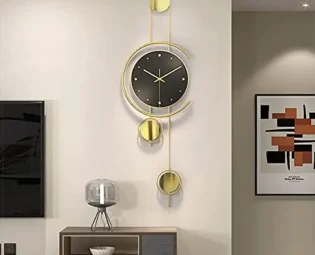 JRZTC Large Metal Wall Clocks Decorative Clock With Silent Movement Modern Wall Clock Art For Living Room, Bedroom, Office Decor steampunk buy now online