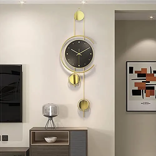 JRZTC Large Metal Wall Clocks Decorative Clock With Silent Movement Modern Wall Clock Art For Living Room, Bedroom, Office Decor steampunk buy now online