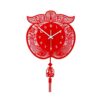 TAISK Wall clock Wall Clock Red Pendulum Clock Wall Hanging Decoration Wall Clock Kitchen Living Room Bedroom Silent Wall Clock 25. 59 Inches Wall clock Living Room Decor steampunk buy now online