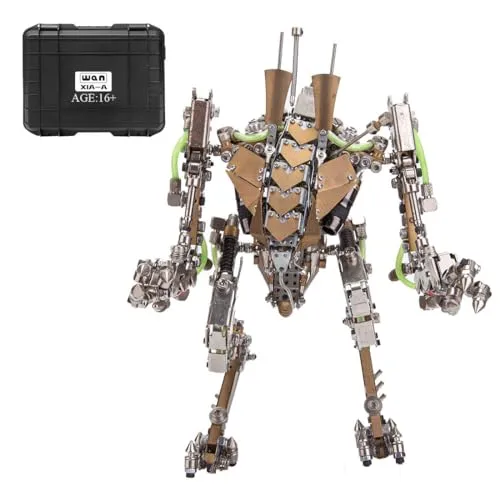 DUZU 3D Metal Model Kits for Adults, 3D Metal Puzzle Mechanical Future Mech Model Kits, 1300 Pieces 3D Metal Jigsaw Puzzles Steampunk 3D Puzzles Home Decor Art Craft Gifts Toys for Teens steampunk buy now online