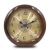 Wall Clock Metal Frame Glass Cover Non-Ticking Number Quartz Wall Clock 14inch Modern Quartz Design Decorative Indoor Beautiful practical steampunk buy now online